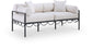 Portofino - Resilient Water Repellent Fabric 69.75" Upholstered Outdoor Patio Loveseat