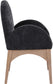 Waldorf - Chenille Dining Arm Chair With Natural Legs