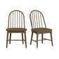 Heritage - Windsor Side Chair (Set of 2) With Leveler - Oak Brown