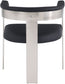 Romeo - Faux Leather Dining Chair With Silver Base (Set of 2)