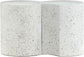 Dimple - 2 Piece Modular End Table - Terazzo Finish