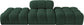 Ames - 3 Piece Boucle Upholstered Modular Sofa With 2 Backless Seats