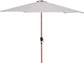 Fiji - Aluminum Patio Umbrella With Square Teak Base