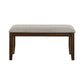 Portage - Dining Bench - Brown / Beige