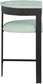 Romeo - Faux Leather Counter Stool With Black Base (Set of 2)