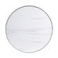 Abilene - Nesting Coffee Table Set - Marble Top & Brush Silver