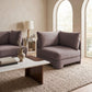 Hammond - Velvet Performance Fabric Upholstered Corner Chair
