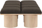 Pavilion - 8 Piece Modular Bench With Natural Base