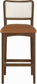 Atrium - Upholstered Bar Stool (Set of 2) - Brushed Brown Frame