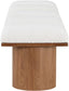 Pavilion - 5 Piece Modular Bench With Walnut Base