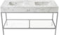 Marmo - Engineered Marble Bathroom Vanity With Chrome Base