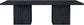 Belinda - Wood Modular Dining Table - Black