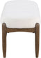 Briar - Faux Sheepskin Upholstered Bench