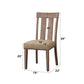 Nathaniel - Side Chair (Set of 2) - Fabric & Maple