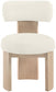 Atelier - Vegan Leather Upholstered Dining Chair (Set of 2) - Painted Natural Frame