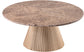 Cindra - Genuine Marble Top And Iron Base Table
