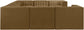 Rummi - Velvet Performance Fabric Upholstered Modular Sectional