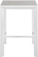 Nizuc - Outdoor Patio Square Bar Table
