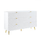 Gaines - 55" Dresser - White High Gloss