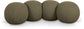 Apollo - Boucle Fabric Bench