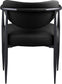 Virella - faux Leather Upholstered Dining Chair (Set of 2) - Black Base