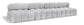 Ames - 4 Seat Modular Armless Sofa