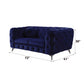 Atronia - Loveseat - Blue Velvet