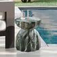 Caserta - Marble Finish Concrete End Table