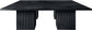 Belinda - Mid-Century Modern Modular Dining Table - Black