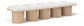 Pavilion - 5 Piece Modular Bench With Natural Base