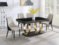 D210 - Dining Table - Black