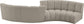 Infinity - 4 Piece Boucle Modular Sectional