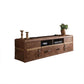 Aberdeen - TV Stand - Retro Brown Top Grain Leather
