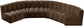 Arc - Velvet 6 Piece U-Shaped Modular Sofa