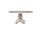 Vendome - 76" Round Dining Table With Pedestal Base - Antique Pearl