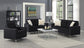 U431 - Velvet Loveseat - Black