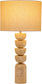 Opus - Linen Textured Fabric And Brass Table Lamp