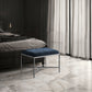 Valley - Bench With Silver Frame