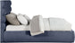 Adam - Chenille Fabric Bed With 52" Headboard