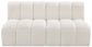 Arc - Boucle Fabric 2 Seats Modular Sofa