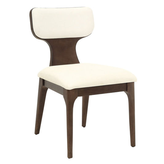 Koen - Side Chair (Set of 2) - Beige / Brown Oak
