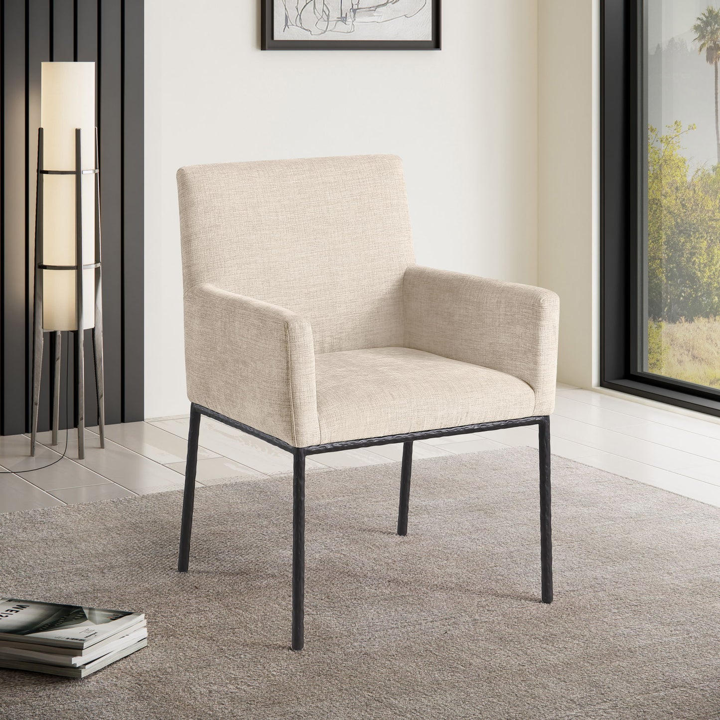 Reeves - Dining Chair With Black Legs (Set of 2)