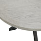 Axel - Round Dining Table - Espresso / Light Gray