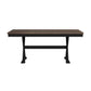 Tulane - 6 Piece Dining Set With Table, 4 Chairs, And Bench - Oak And Black