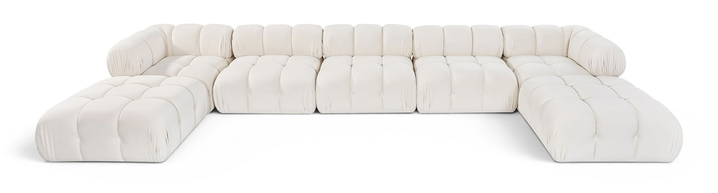 Orin - 7 Piece Modular Sectional (3 Modular Chairs, 2 Corner Chairs & 2 Ottomans)