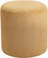 Roy - Round Microsuede Ottoman / Stool