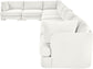 Hammond - Velvet Performance Fabric Upholstered 8 Piece L-Shaped Sectional