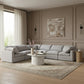 Indulge - Linen 6 Piece Modular Corner Sectional