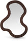 Oblique - Mirror - Wood