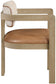 Ravina - Upholstered Dining Chair With Stained Natural Base (Set of 2)